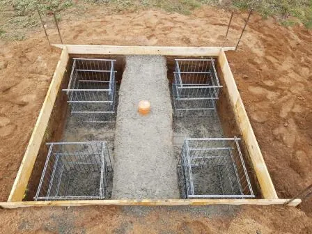 Fundament PE Windwasserpumpe W 1806