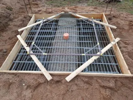 Fundament mit Montageschablone PE Windwasserpumpe W 1806