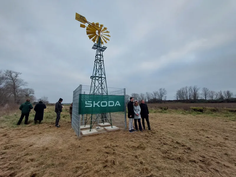 PE Windwasserpumpe W 1806 am Biotop in Weiterstadt