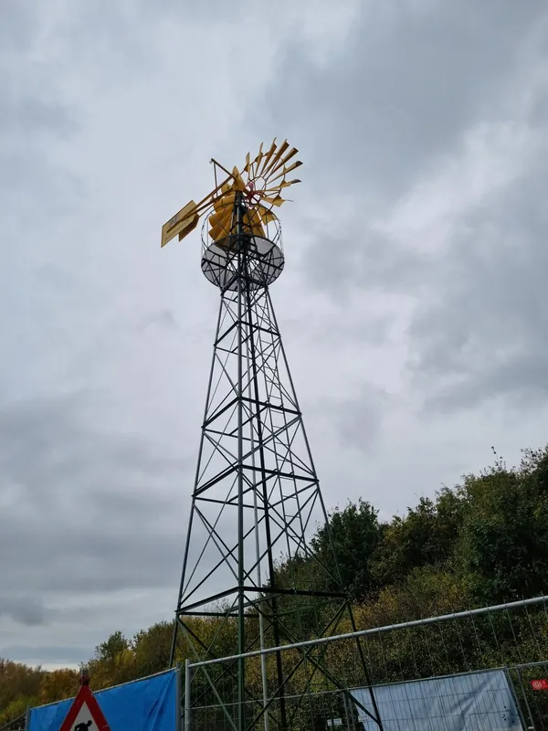 PE Windwasserpumpe W 3012 auf der Donauinsel 2023