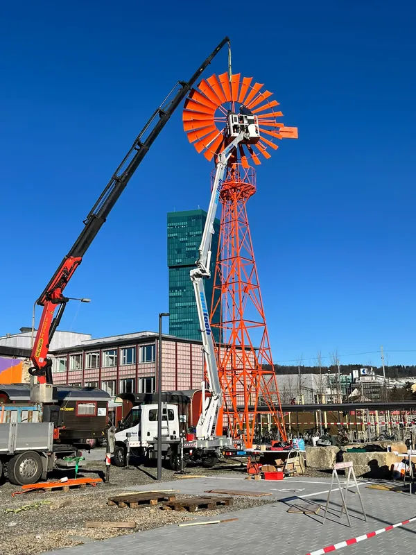 PE Windwasserpumpe W 5015 Zürich, Schweiz