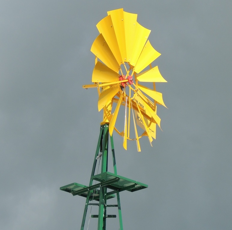Wartungsplattform der Windwasserpumpe
